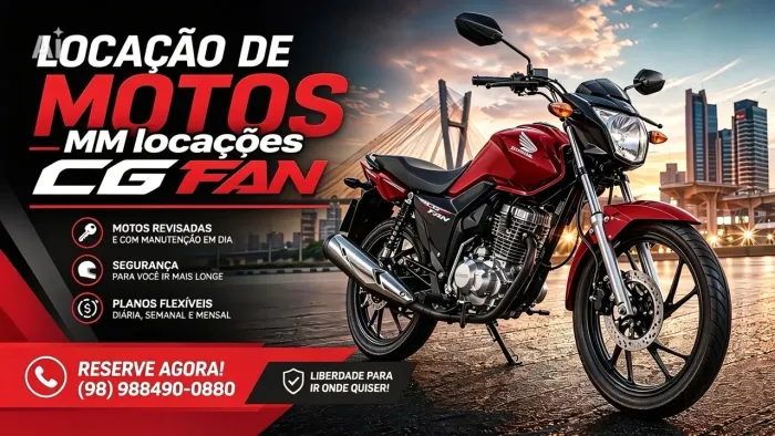 Aluguel/ Locação de motos 