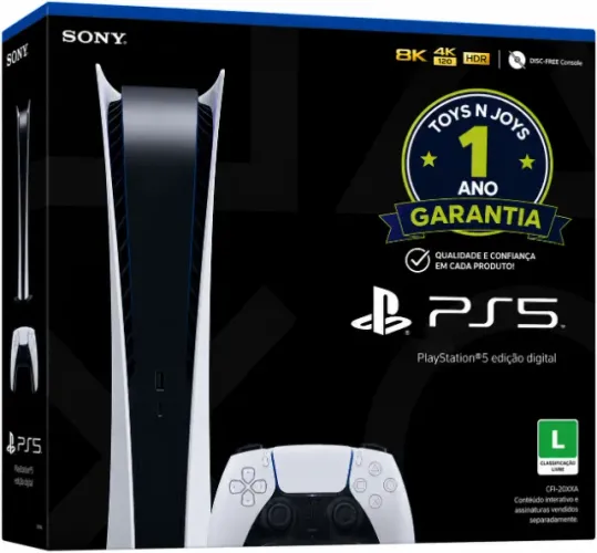 PlayStation 5 FAT Digital + 01 Ano de Garantia + Garantia