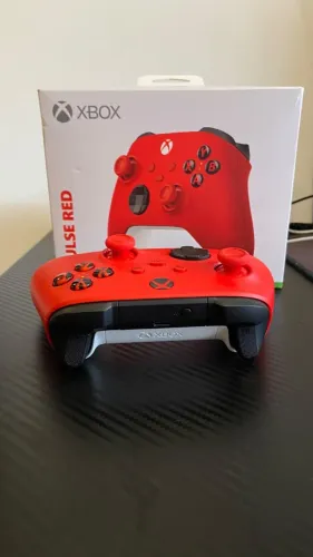 Controle Sem Fio Microsoft Xbox Series S X One Pc Pulse Red