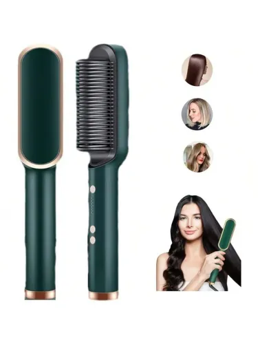 ESCOVA ALISADORA BIVOLT 5 EM 1 - ALISA, HIDRATA, MODELA, ALINHA, SECA