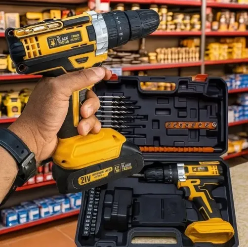 PARAFUSADEIRA / FURADEIRA THE BLACK TOOLS PROFISSIONAL TB-21PX