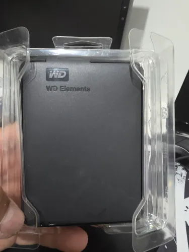 HD Externo Portátil WD Elements 1TB USB 3.0 Preto - Original na Caixa