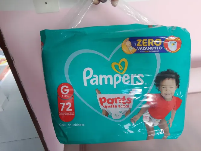 Fralda Pampers pants G