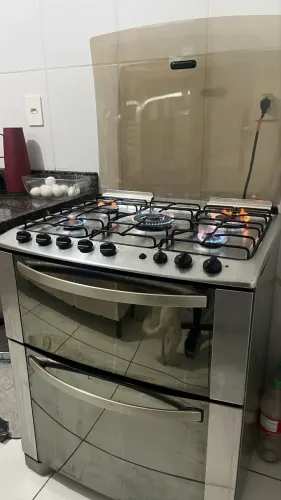 Fogão inox 5 bocas Eletrolux
