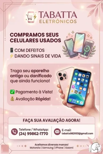 Celular precisa estar dando sinais de vida!