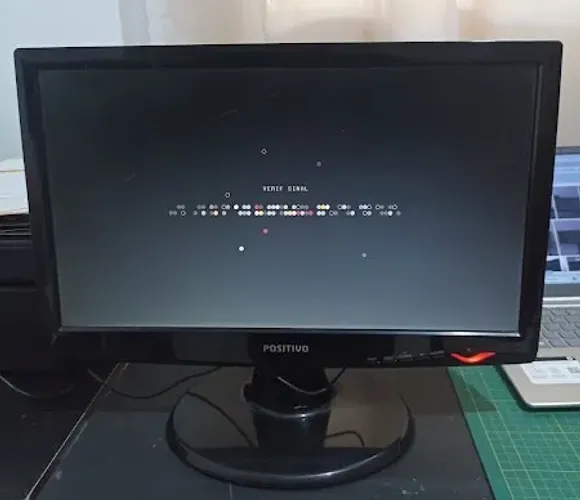 Monitor Positivo 19" LCD VGA - Funcionando Perfeitamente