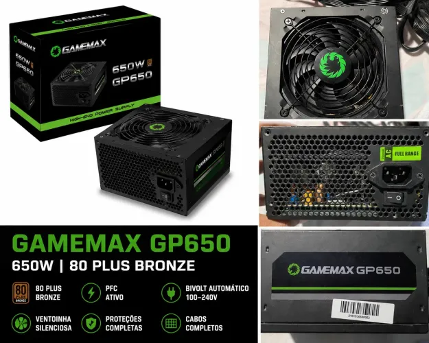 Fonte gameMax 