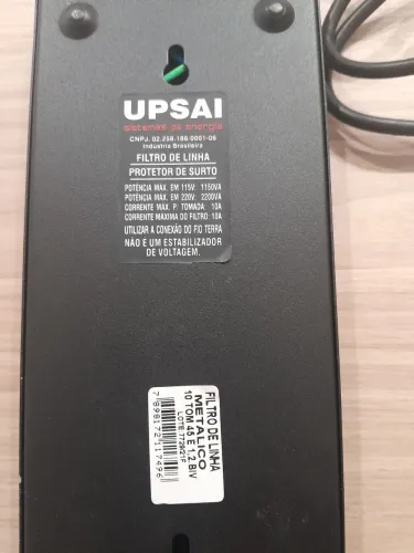 Filtro de linha UPSAI 10 tomadas 10A Bivolt ***Semi-novo***