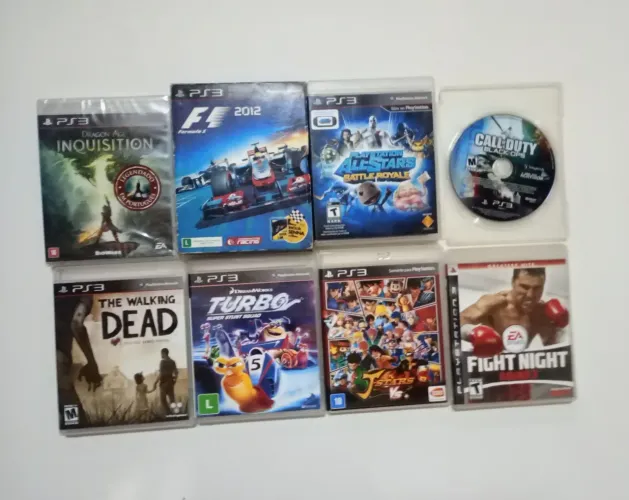 Lote de jogos PS3 mídia física