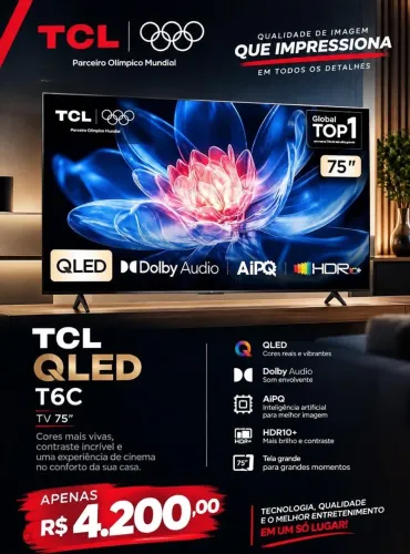TV TCL 75? T6C