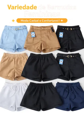kit De Bermudas Alfaiataria