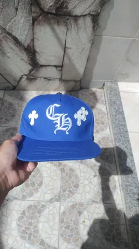 Boné Chrome Hearts Importado Azul Royal