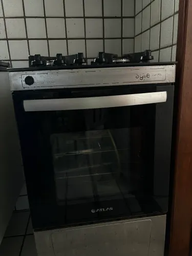  4 bocas, mesa de vidro e mangueira nova!