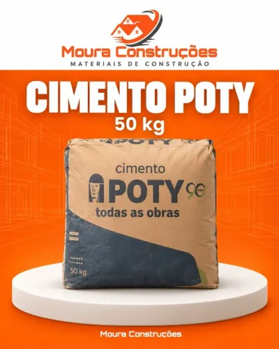 Cimento Poty Todas as Obras 50kg Votorantim
