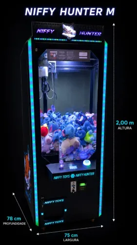 Máquina de Pelúcia Niffy Hunter M - Tamanho Médio e Alto Retorno
