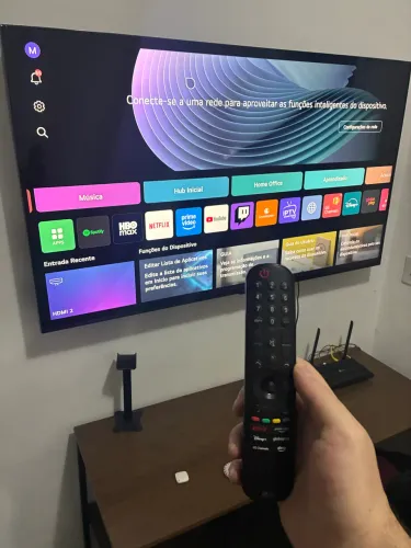 TV LG 55 Polegadas 4K ThinQ AI SMART