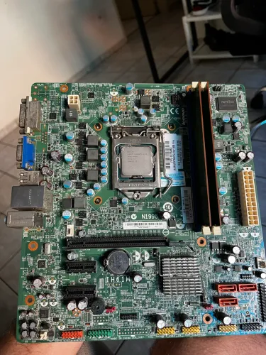 Kit placa mãe completinho