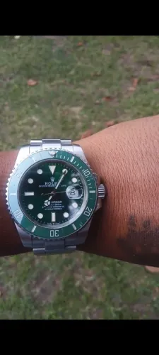Relógio rolex modelo hulk 