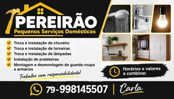 PEQUENOS CONSERTOS E INSTALAÇÕES