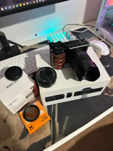 ZV-E10 kit + VILTROX 23MM+ACESSÓRIOS