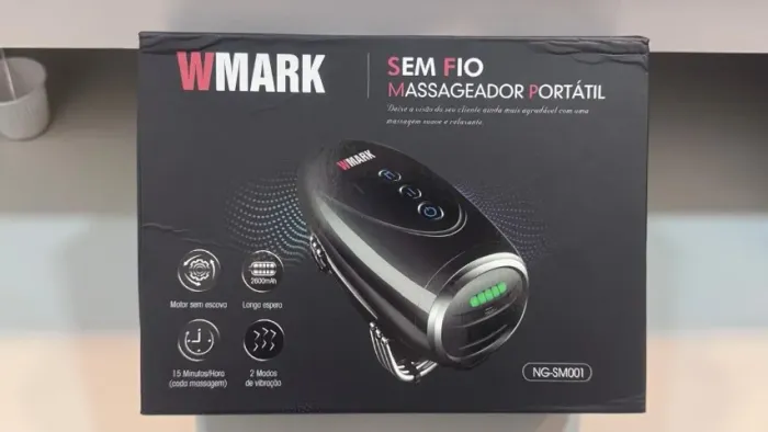 Massageador Elétrico Portátil Para Barbeiro SM001 WMARK