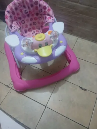 Andador musical Lilás e Rosa