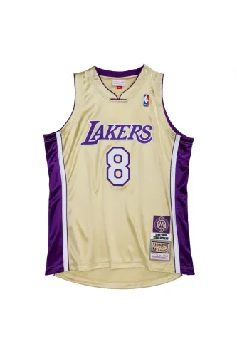 Camisa regata Lakers Bryant dourada Mitchell&Ness 