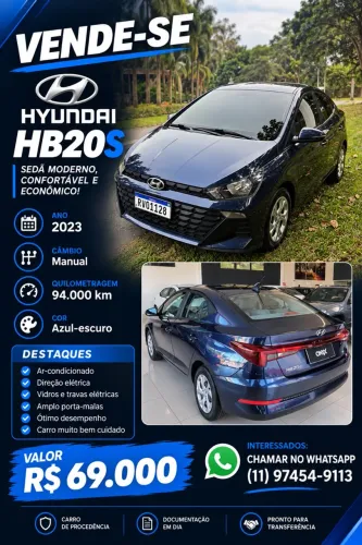 Hyundai HB20S Comfort 1.0 Flex 12V Mec. 2023