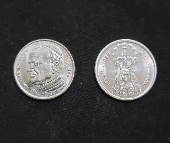 Moeda comemorativa João Paulo II