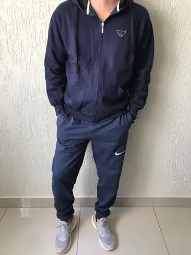 Conjunto calça mais blusa moletom de frio