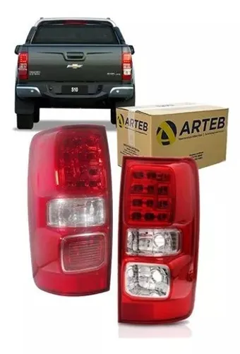Par Lanterna Traseira Led Bicolor S10 