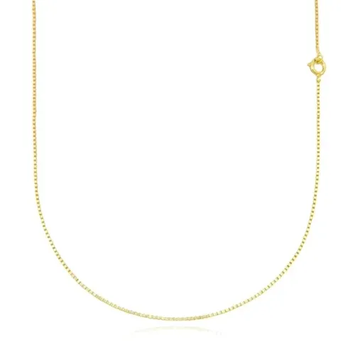 Corrente veneziana | banhado/folhado em Ouro