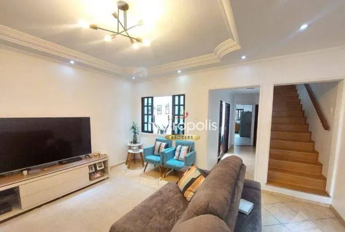Sobrado com 3 dormitórios à venda, 180 m² por R$ 718.910,01 - Jardim Pedroso - Mauá/SP