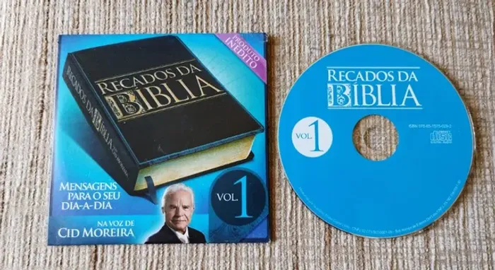 CD Cid Moreira Recados da Biblia Volume 1 2018 Novodisc Religioso