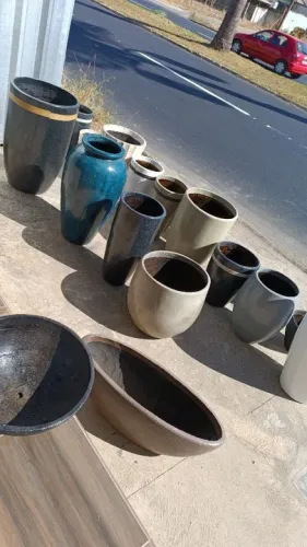 Vasos fibra com cimento 