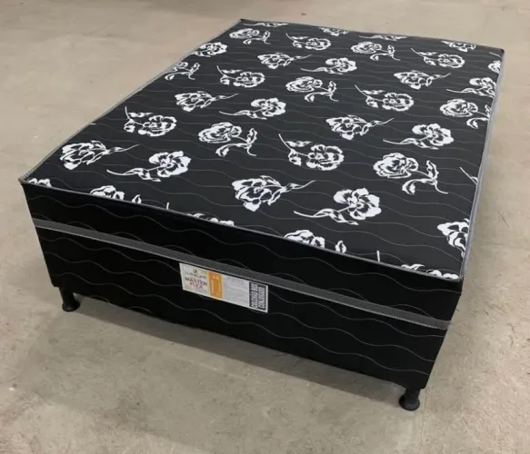 MEGA PROMOÇÃO CAMA BOX CASAL 5CM ESPUMA