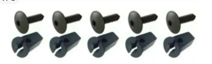 Presilha+parafuso fixacao Parabarro no paralama VW