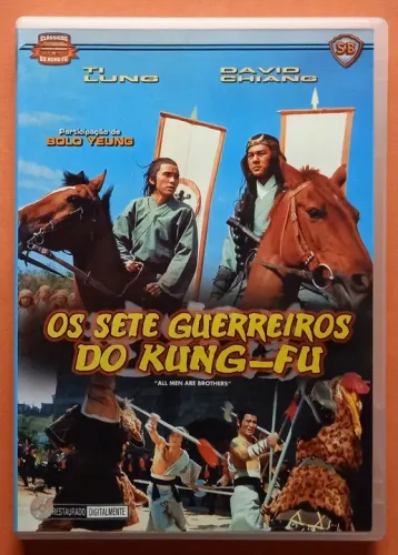 Dvd Os Sete Guerreiros do Kung Fu (China Vídeo)