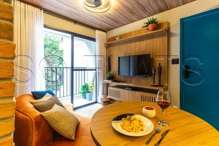 Studio Today Augusta, apartamento disponível para locação com 40m² e 2 dormitórios.