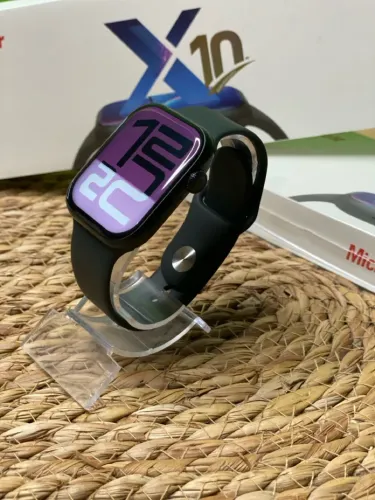SmartWatch x10 preto | relógio inteligente série 10 
