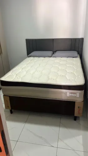 Cama box casal ( Colchão +base ) com molas entrego hoje R$ 999,99 a vista 