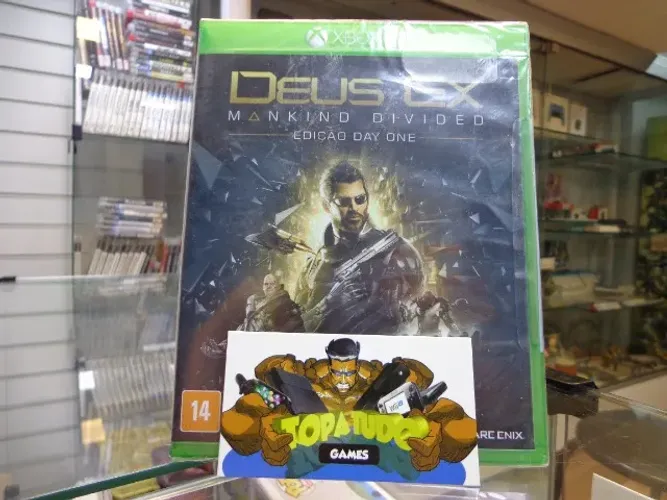 Jogo Deus Ex Mankind Divided Xbox One Novo, Lacrado.