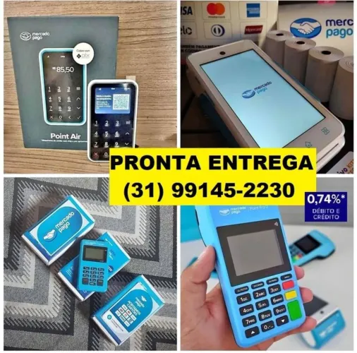 Máquinas de cartão novas na caixa lacrada, entrega rápida