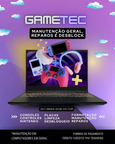 Reparos Controles Xbox - Playstation - Nintendo