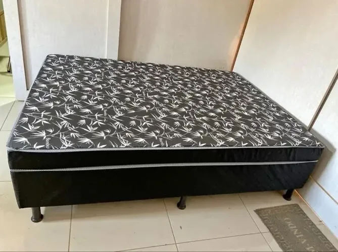 Cama box suporte solteiro 