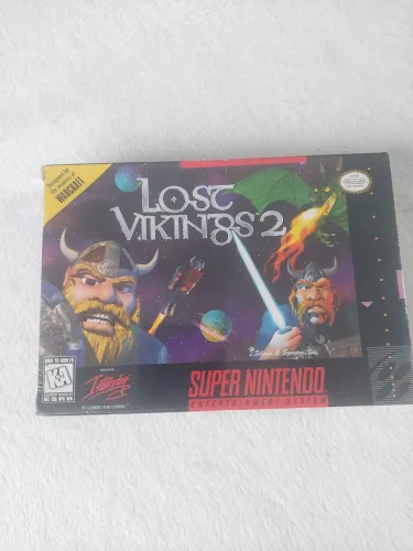 Fita De Super Nintendo lost vikings 2  Snes Lacrado