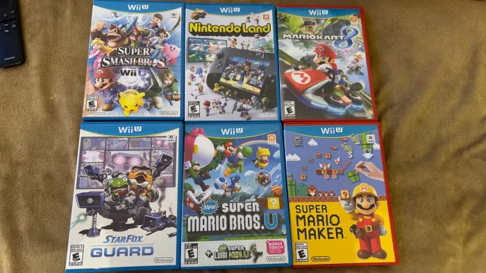 Coleção de Jogos Originais Wii U - 6 Clássicos por Apenas R$ 400!