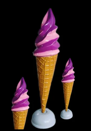 Sorvete estátua para sorveterias