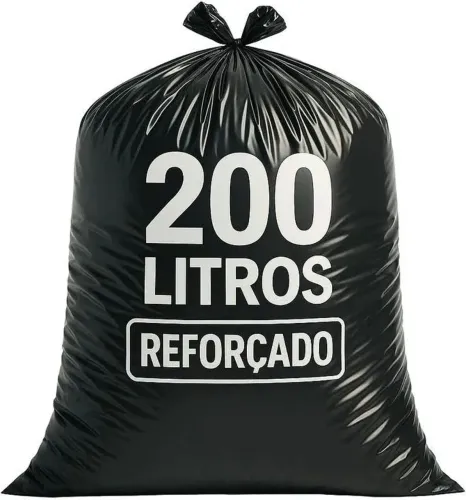 Saco de lixo 200 litros virgem reforçado