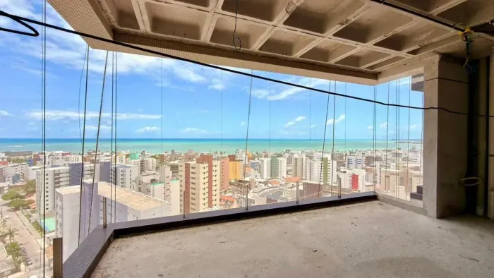 Eco Parahyba - Jardim Oceania - Construção -Andar alto -Vista definida mar - 175m² - 03 Su